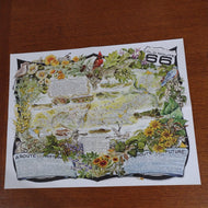 Bob's 2nd Edition Color Poster of Route 66, A Bioregional Perspective of the Highway