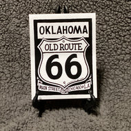 Rt 66 Oklahoma Shield Sticker