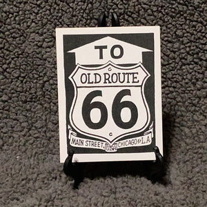 “To” Rt 66 Shield Sticker
