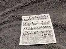 Load image into Gallery viewer, Rt 66 Large Letter State Postcard Set