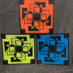Set of 3 Black Light Posters