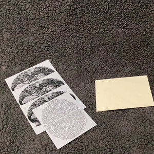 Set of 4 Tiger Notecards