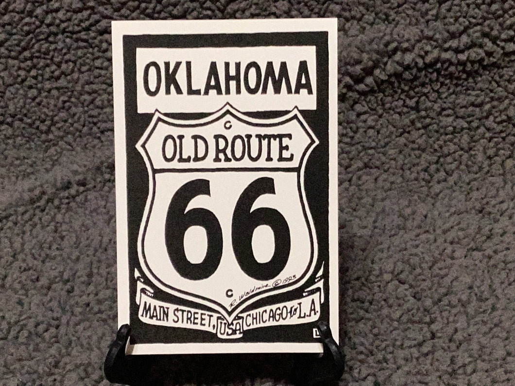 Rt 66 Oklahoma Shield