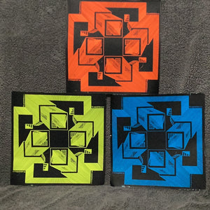 Set of 3 Black Light Posters