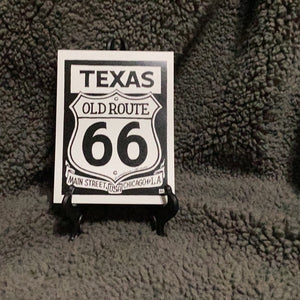 Rt 66 Texas Shield Sticker