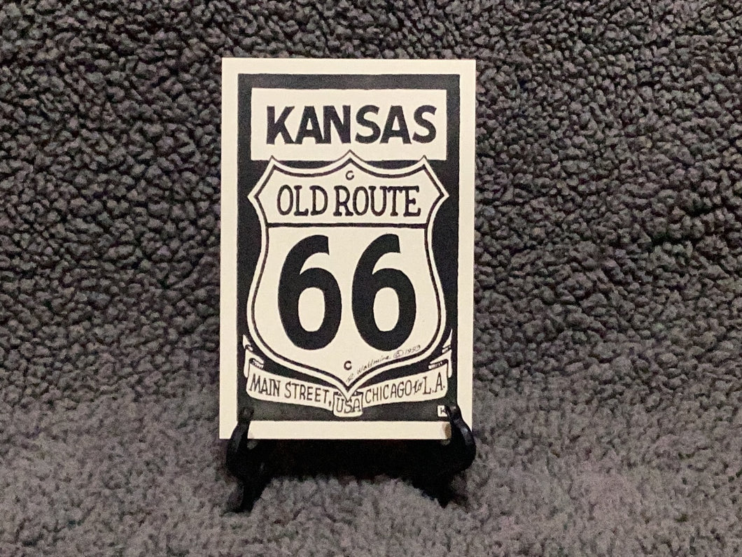 Rt 66 Kansas Shield
