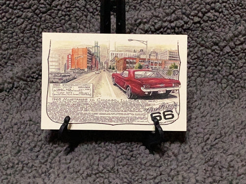 Rt 66 Mustangs in Chicago Illinois