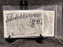 Load image into Gallery viewer, Rt 66 Large Letter State Postcard Set