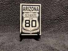 Load image into Gallery viewer, Old US 80 Arizona Shield, Savannah GA To San Diego CA