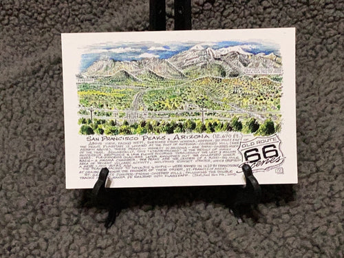 Rt 66 San Francisco Peaks Arizona