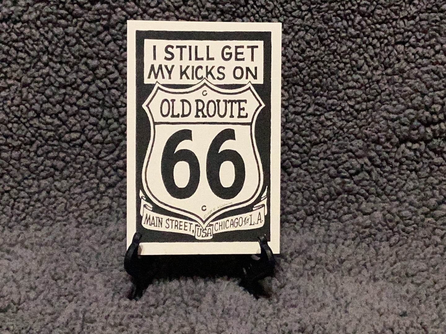 Rt 66 B&W Postcards – Bob Waldmire Art