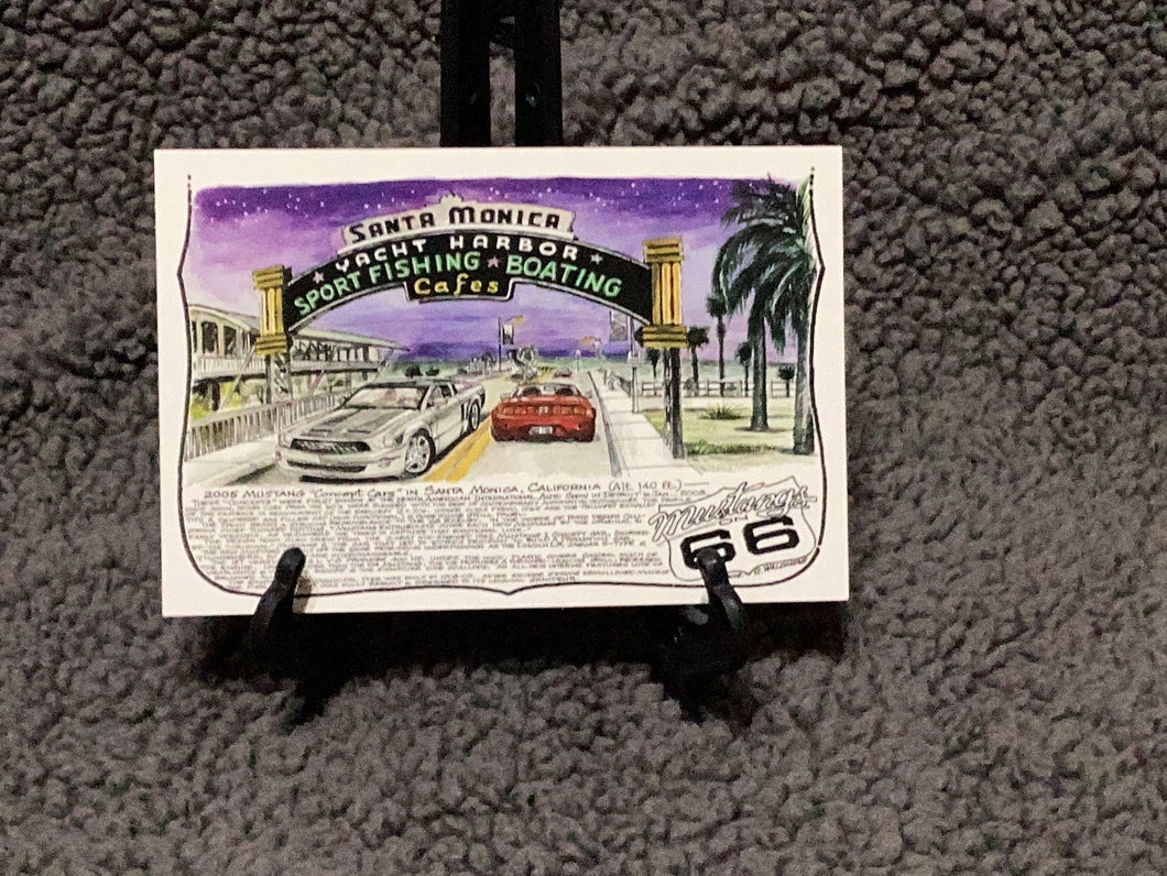 Rt 66 Mustangs in Santa Monica California