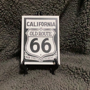 Rt 66 California Shield Sticker