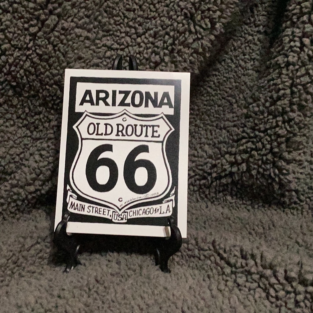 Rt 66 Arizona Shield Sticker